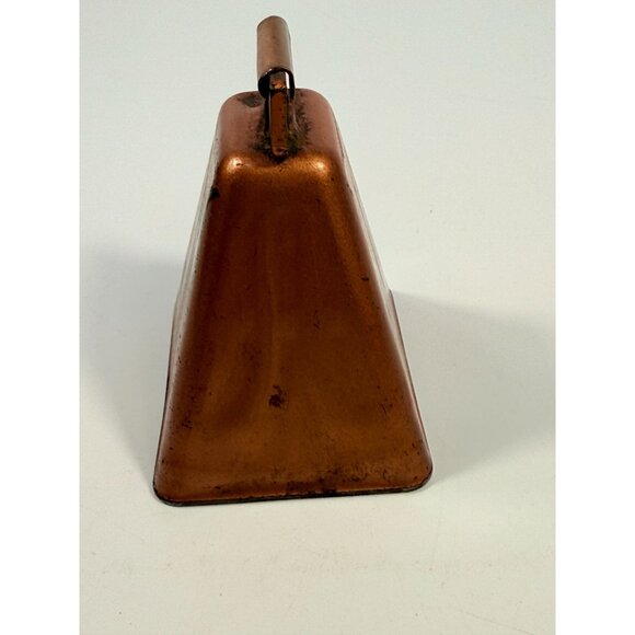 Cowbell Bevin Bell Copper Cowbell With Handle East Hampton CT | Vintage cow bell - Picture 10 of 14